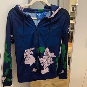 Adidas Athletic Zip-up Jacket Hoodie